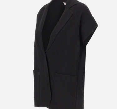 KANGRA Blazer in maglia smanicato BLACK Donna 