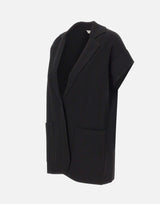 KANGRA Blazer in maglia smanicato BLACK Donna 