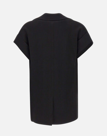 KANGRA Blazer in maglia smanicato BLACK Donna 