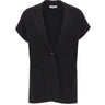 KANGRA Blazer in maglia smanicato BLACK Donna 