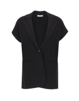 KANGRA Blazer in maglia smanicato BLACK Donna 