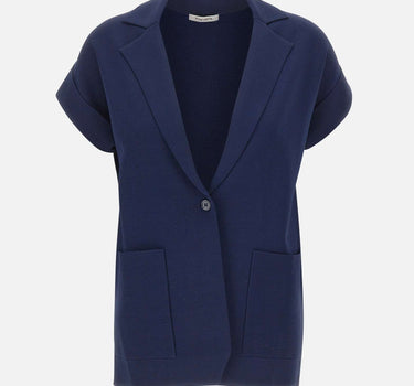 Blazer in maglia smanicato 194107 038 KANGRA 
