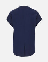 KANGRA Blazer in maglia smanicato BLUE Donna 
