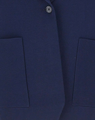 KANGRA Blazer in maglia smanicato BLUE Donna 