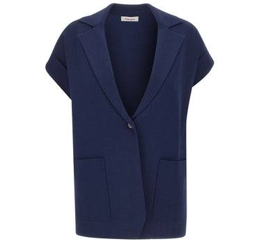 Blazer in maglia smanicato 194107 085 KANGRA 