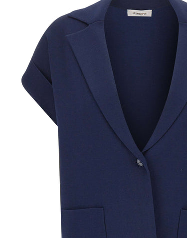 Blazer in maglia smanicato 194107 085 KANGRA 