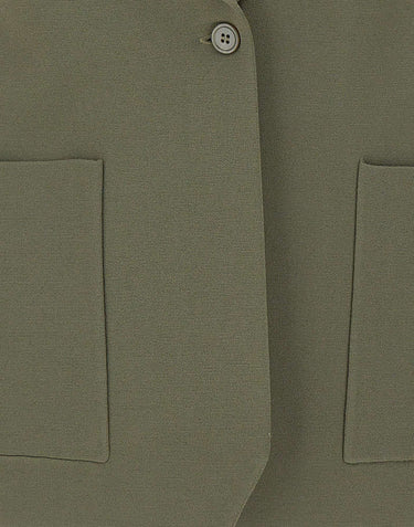 KANGRA Blazer in maglia smanicato GREEN Donna 