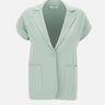 KANGRA Blazer in maglia smanicato GREEN Donna 