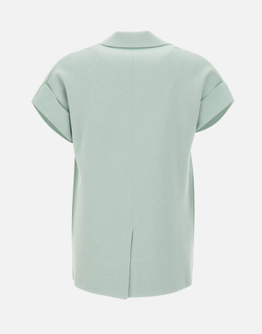 KANGRA Blazer in maglia smanicato GREEN Donna 