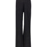 KANGRA Pantaloni palazzo in maglia di lino BLACK Donna 