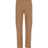 KANGRA Pantaloni palazzo in maglia di lino BROWN Donna 