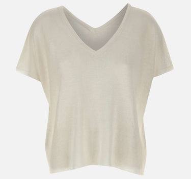 KANGRA Maglia in lino WHITE Donna 