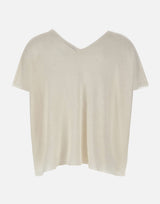 KANGRA Maglia in lino WHITE Donna 