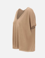 KANGRA Maglia in lino BROWN Donna 