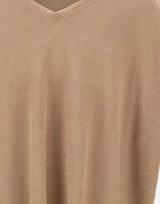 KANGRA Maglia in lino BROWN Donna 