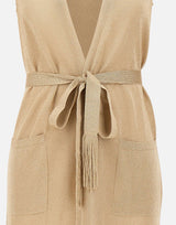 KANGRA Gilet lungo GOLD Donna 