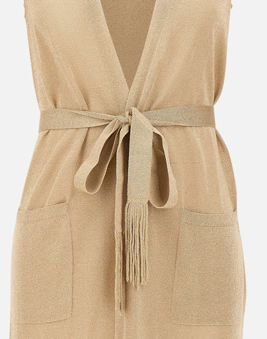 KANGRA Gilet lungo GOLD Donna 