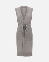 KANGRA Gilet lungo GREY Donna 