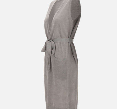 KANGRA Gilet lungo GREY Donna 