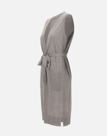 KANGRA Gilet lungo GREY Donna 