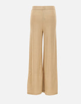 KANGRA Pantaloni palazzo in maglia GOLD Donna 