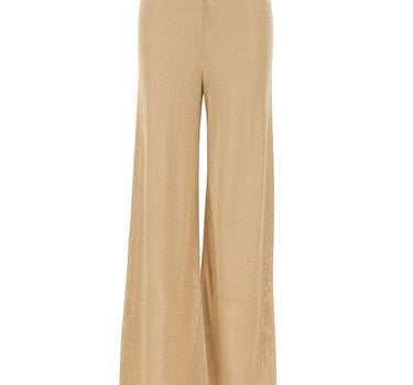 KANGRA Pantaloni palazzo in maglia GOLD Donna 