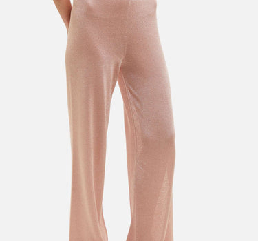 KANGRA Pantaloni palazzo in maglia Pink Donna 