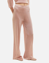 KANGRA Pantaloni palazzo in maglia Pink Donna 