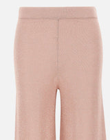 KANGRA Pantaloni palazzo in maglia Pink Donna 