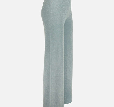 KANGRA Pantaloni palazzo in maglia Light Blue Donna 