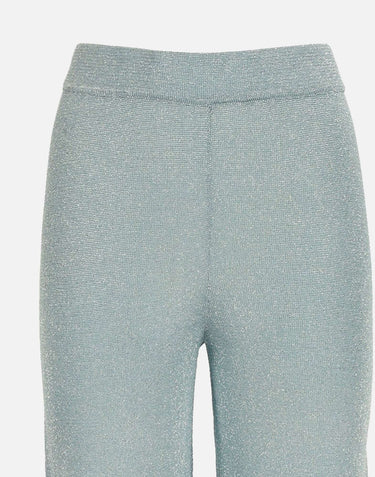 KANGRA Pantaloni palazzo in maglia Light Blue Donna 