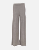 KANGRA Pantaloni palazzo in maglia GREY Donna 