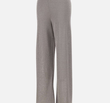 KANGRA Pantaloni palazzo in maglia GREY Donna 