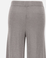 KANGRA Pantaloni palazzo in maglia GREY Donna 