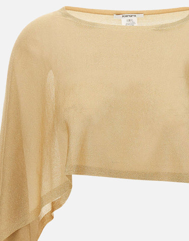 KANGRA Coprispalle in lurex GOLD Donna 