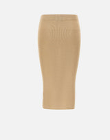 KANGRA Gonna longuette a costine GOLD Donna 