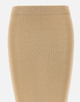 KANGRA Gonna longuette a costine GOLD Donna 