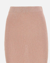KANGRA Gonna longuette a costine Pink Donna 