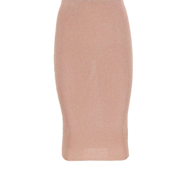 KANGRA Gonna longuette a costine Pink Donna 