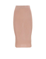 KANGRA Gonna longuette a costine Pink Donna 