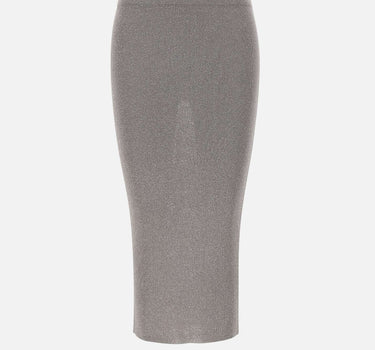 KANGRA Gonna longuette a costine GREY Donna 
