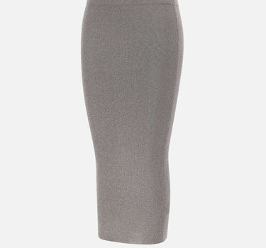 KANGRA Gonna longuette a costine GREY Donna 