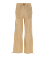 KANGRA Pantaloni jogger in misto viscosa e lurex GOLD Donna 