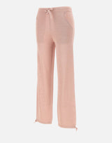 KANGRA Pantaloni jogger in misto viscosa e lurex Pink Donna 