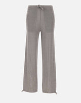 KANGRA Pantaloni jogger in misto viscosa e lurex GREY Donna 