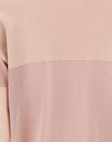 KANGRA Maglia con intarsio in lurex Pink Donna 