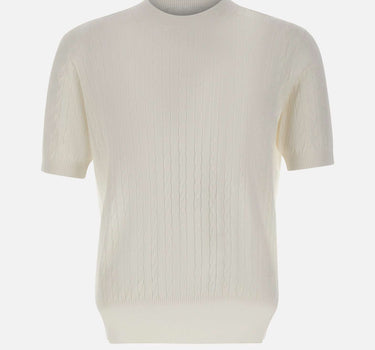 KANGRA Maglia a maniche corte a trecce WHITE Uomo 