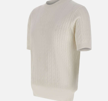 KANGRA Maglia a maniche corte a trecce WHITE Uomo 