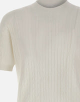 KANGRA Maglia a maniche corte a trecce WHITE Uomo 