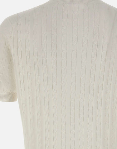 KANGRA Maglia a maniche corte a trecce WHITE Uomo 